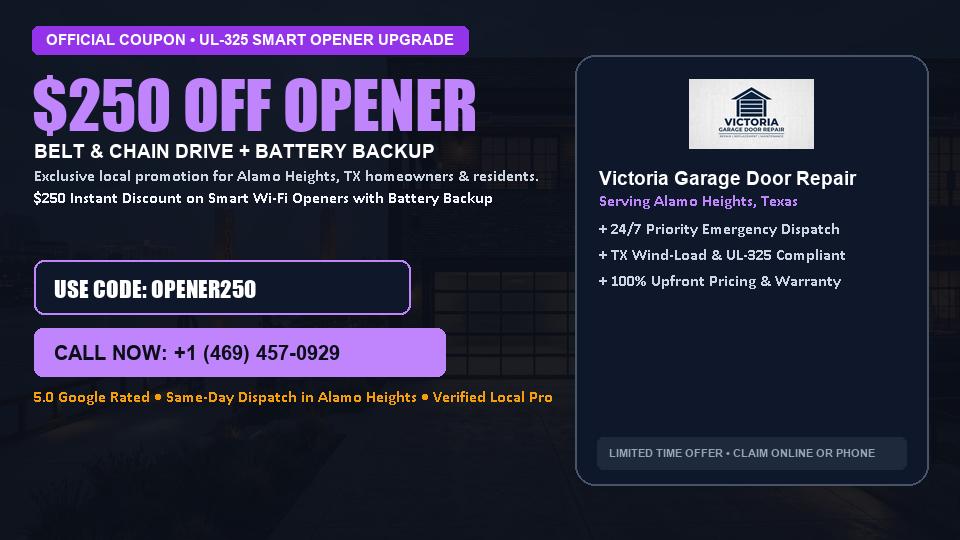 Victoria Garage Door Repair $250 OFF Premium LiftMaster Opener Installation